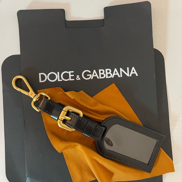 NWOT Dolce & Gabbana Key Chain/Luggage Tag 🖤✨ - Picture 2 of 7
